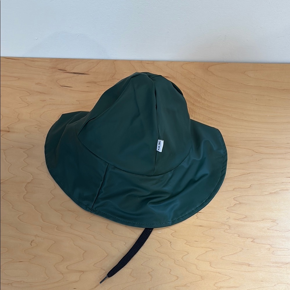 Dark Green Bucket rain Hat - Kuling